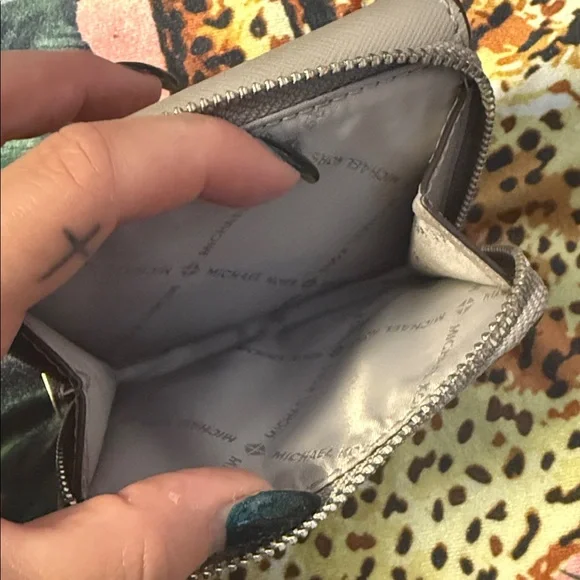 Michael Kors Gray Compact Wallet - Picture 8 of 9